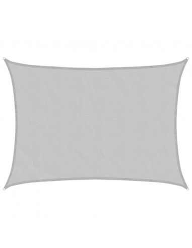 Vela Parasole Grigio Chiaro 8x6 m 100% Poliestere Oxford