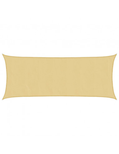 Vela Parasole Sabbia 5x2 m 100% Poliestere Oxford