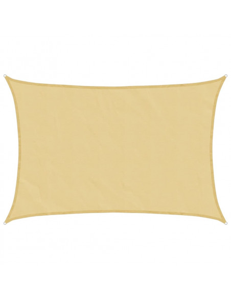 Vela Parasole Sabbia 3,5x2,5 m 100% Poliestere Oxford