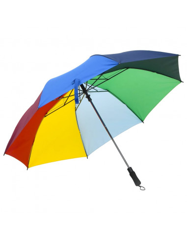 Ombrello Pieghevole Automatico Multicolore 124 cm