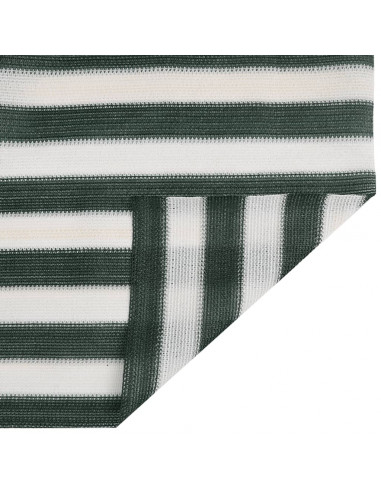 Rete per Privacy Verde e Bianco 1,5x25 m in HDPE 150 g/m²