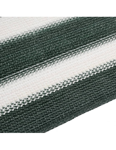 Rete per Privacy Verde e Bianco 1,8x25 m in HDPE 195 g/m²