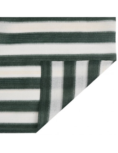 Rete per Privacy Verde e Bianco 1,8x50 m in HDPE 75 g/m²