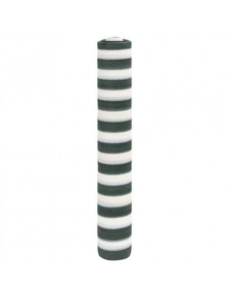 Rete per Privacy Verde e Bianco 1x10 m in HDPE 75 g/m²