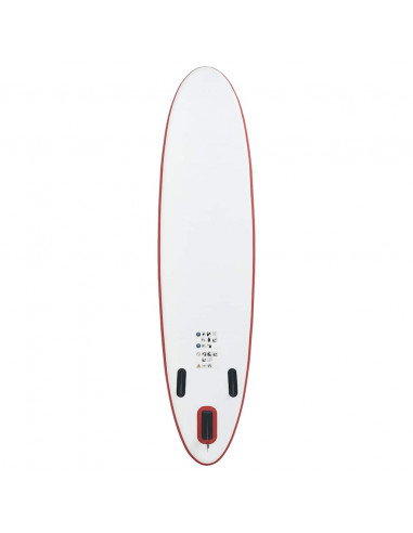 Set Tavola da SUP e Surf Gonfiabile Rosso e Bianco