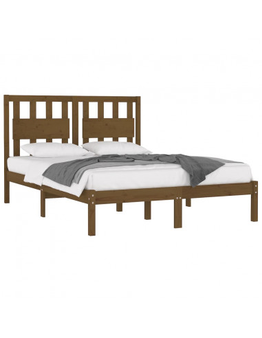 Giroletto Miele in Legno Massello di Pino 200x200 cm