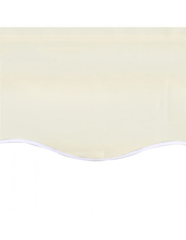 Tessuto di Ricambio per Tenda da Sole Crema 6x3,5 m