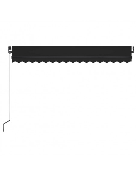 Tenda da Sole Retrattile Manuale 450x350 cm Antracite