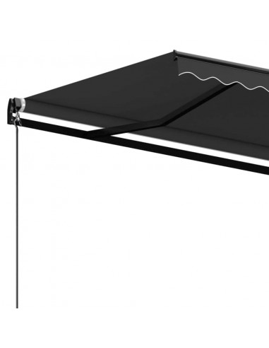 Tenda da Sole Retrattile Manuale 450x350 cm Antracite