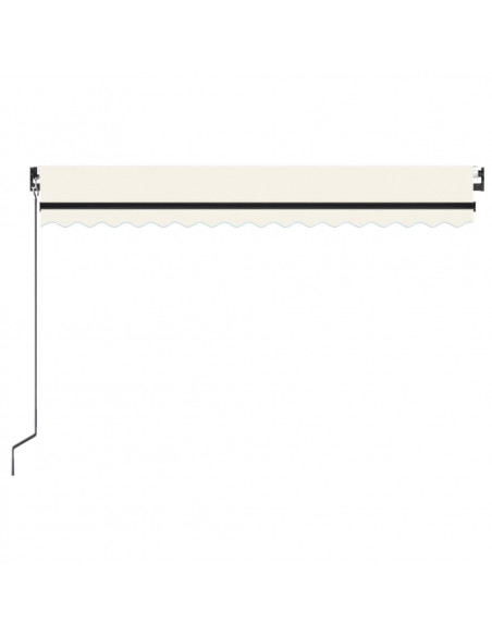 Tenda da Sole Retrattile Manuale 450x350 cm Crema
