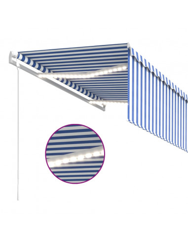 Tenda Automatica con Sensore Vento 3,5x2,5m Arancione Marrone