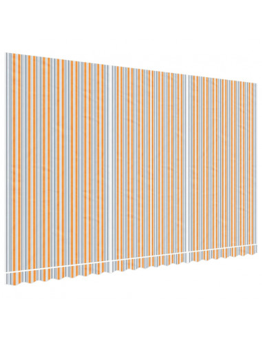 Tessuto di Ricambio per Tenda Strisce Multicolore 5x3 m