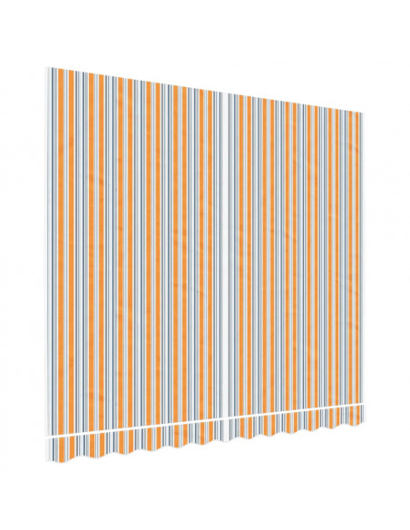 Tessuto di Ricambio per Tenda Strisce Multicolore 3x2,5 m