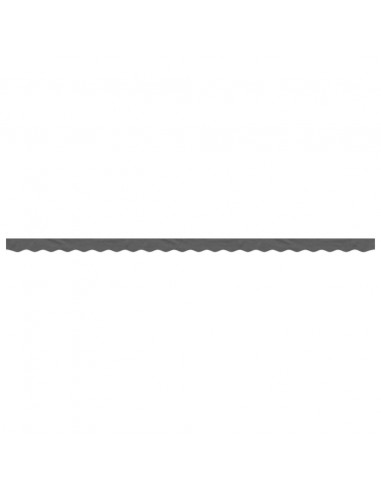 Tessuto di Ricambio per Mantovana da Tenda Strisce Antracite 5m