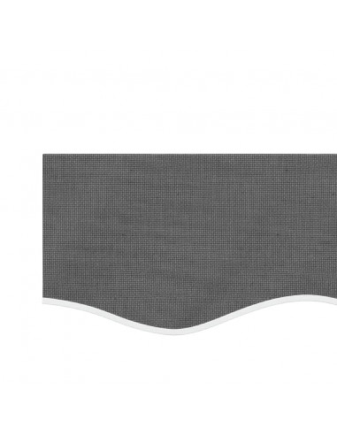 Tessuto di Ricambio per Mantovana da Tenda Strisce Antracite 4m