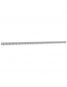 Tessuto Ricambio Mantovana Tenda Strisce Antracite e Bianche 6m 2