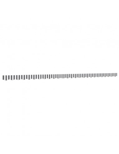 Tessuto Ricambio Mantovana Tenda Strisce Antracite e Bianche 6m