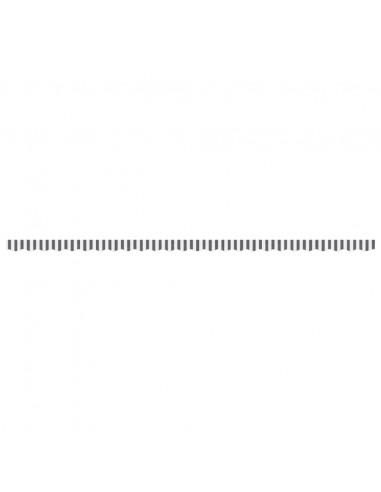 Tessuto Ricambio Mantovana Tenda Strisce Antracite e Bianche 6m