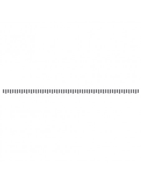 Tessuto Ricambio Mantovana Tenda Strisce Antracite e Bianche 6m