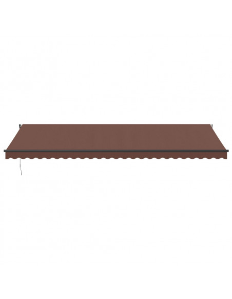 Tenda da Sole Retrattile Automatica Marrone 600x350 cm