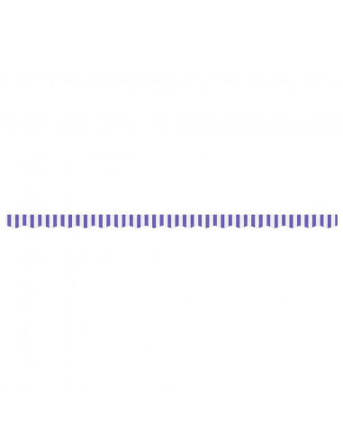 Tessuto Ricambio per Mantovana Tenda Righe Blu e Bianche 4,5 m