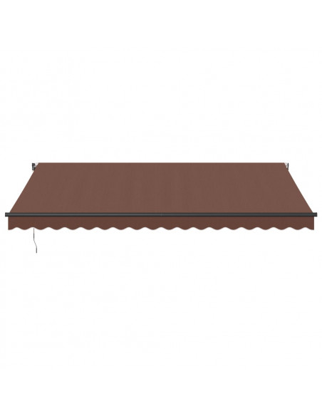 Tenda da Sole Retrattile Automatica Marrone 450x300 cm