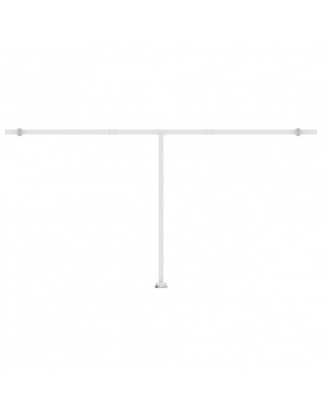 Tenda da Sole Retrattile Manuale con LED 600x300 cm Antracite