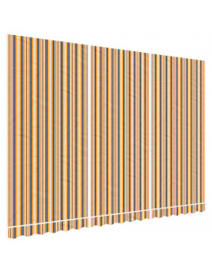 Tessuto di Ricambio per Tenda Strisce Multicolore 4,5x3 m 2