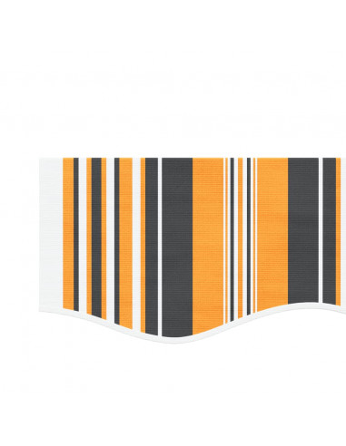 Tessuto di Ricambio per Tenda Strisce Multicolore 4,5x3 m