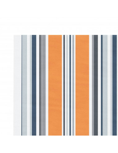 Tessuto di Ricambio per Tenda Strisce Multicolore 3,5x2,5 m