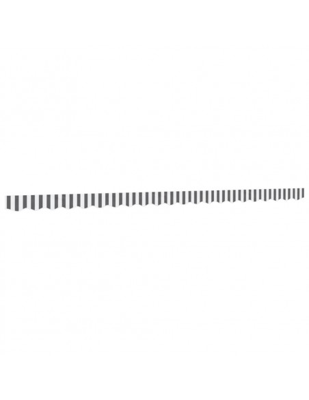 Tessuto Ricambio Mantovana Tenda Antracite e Strisce Bianche 5m