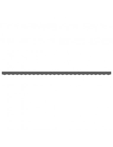 Tessuto di Ricambio per Mantovana da Tenda Strisce Antracite 6m