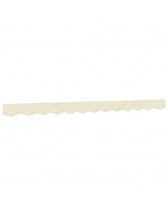 Tessuto di Ricambio per Mantovana da Tenda Strisce Crema 3 m 2