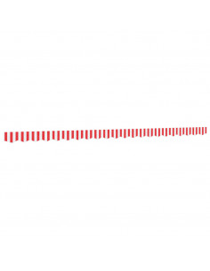 Tessuto Ricambio per Mantovana da Tenda Righe Rosse Bianche 5 m 2