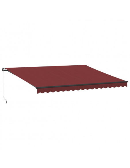 Tenda da Sole Retrattile Manuale Bordò 450x350 cm