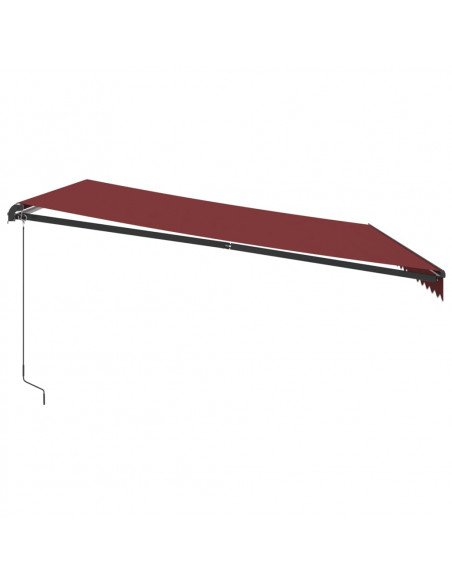 Tenda da Sole Retrattile Manuale Bordò 450x350 cm