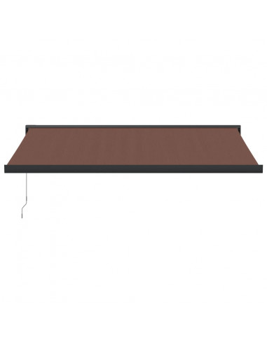 Tenda Sole Retrattile Manuale 400x300 cm Marrone