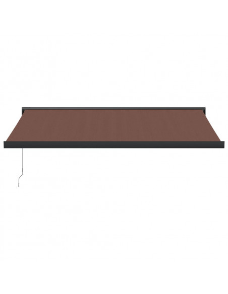 Tenda Sole Retrattile Manuale 400x300 cm Marrone