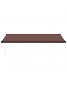 Tenda Sole Retrattile Manuale 500x300 cm Marrone 2