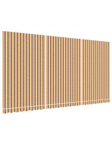 Tessuto di Ricambio per Tenda Strisce Multicolore 6x3 m