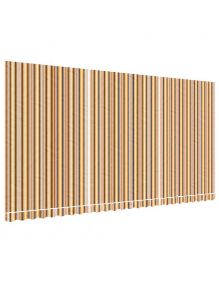 Tessuto di Ricambio per Tenda Strisce Multicolore 6x3 m