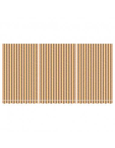 Tessuto di Ricambio per Tenda Strisce Multicolore 6x3 m