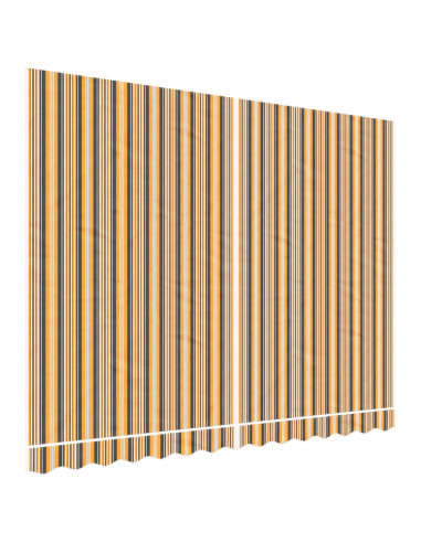 Tessuto di Ricambio per Tenda Strisce Multicolore 3,5x2,5 m