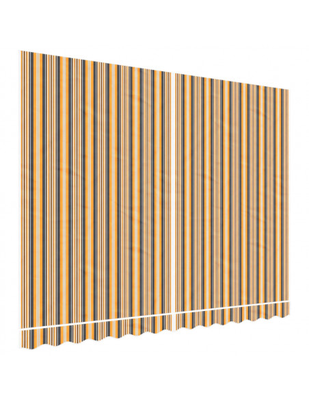 Tessuto di Ricambio per Tenda Strisce Multicolore 3,5x2,5 m