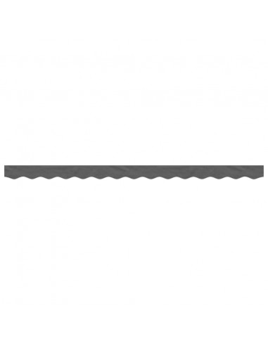 Tessuto di Ricambio per Mantovana Tenda Strisce Antracite 3,5m