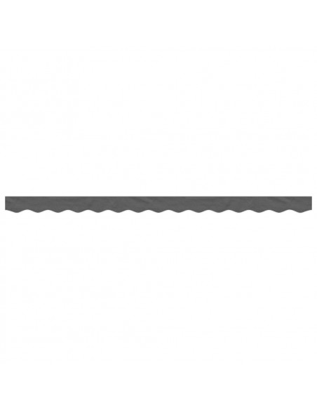 Tessuto di Ricambio per Mantovana Tenda Strisce Antracite 3,5m