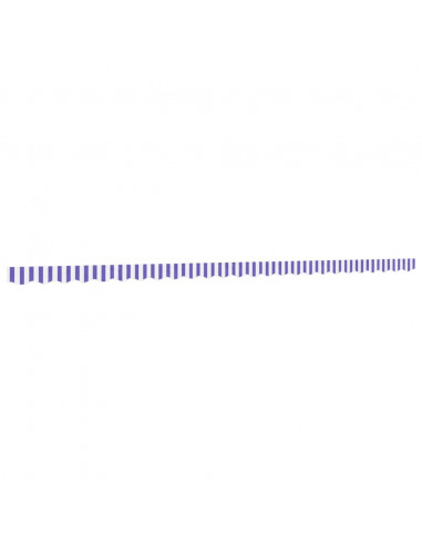 Tessuto Ricambio per Mantovana da Tenda Righe Blu e Bianche 6m