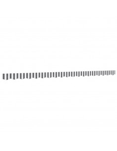 Tessuto Ricambio Mantovana Tenda Strisce Antracite Bianche 4,5m 2