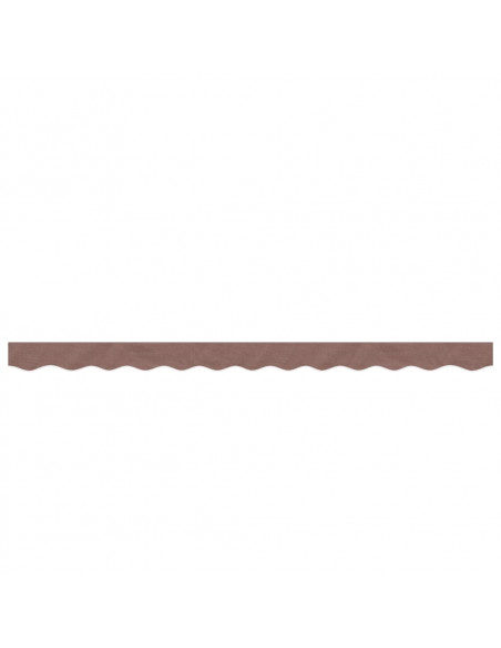 Tessuto di Ricambio per Mantovana da Tenda Strisce Marroni 3 m