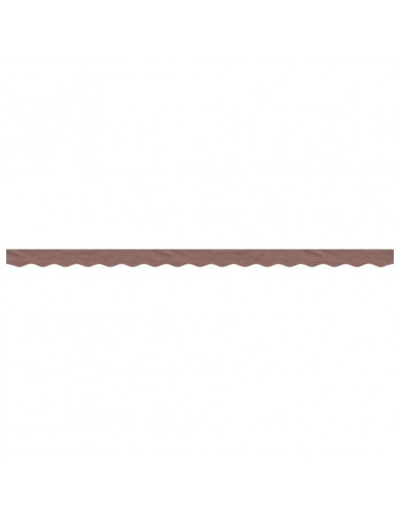 Tessuto di Ricambio per Mantovana da Tenda Strisce Marroni 4 m